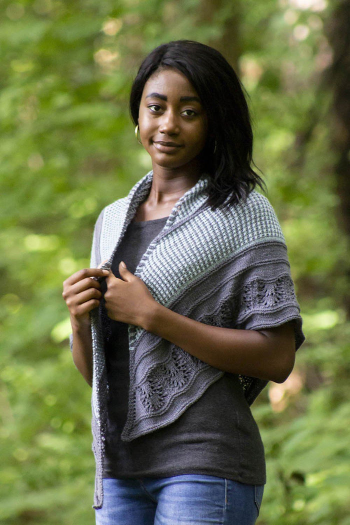 Blue Oak Shawl Pattern Universal Yarn