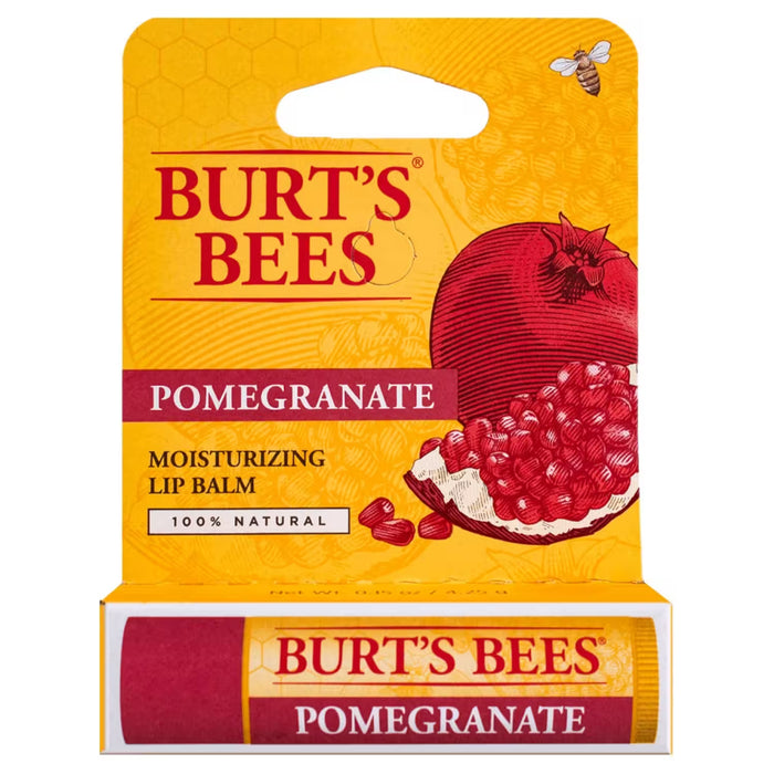 Burt’s Bees Pomegranate Oil Moisturizing Lip Balm - 0.15 oz - 72 Pack