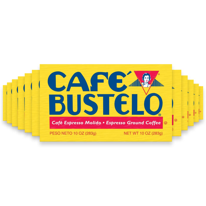 Café Bustelo Espresso Dark Roast Coffee - 10 oz - 12 Pack
