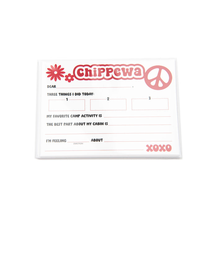 Camp Name Foxy Fill in the Blank Notecards Pack of 8 Distressed/seasonal accessories A Wink and a Nod Multi Chippewa