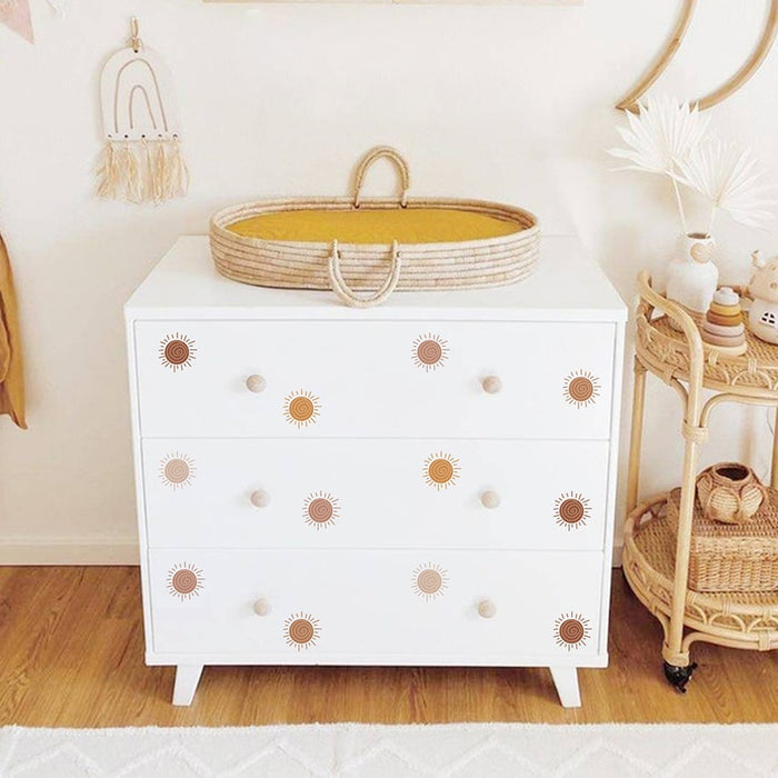 Cartoon Wall Decals Sun Designs