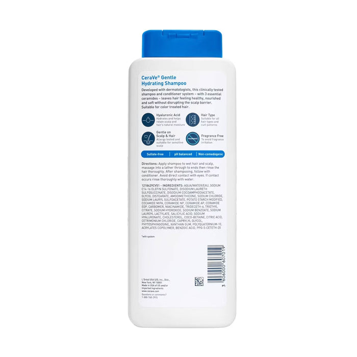 CeraVe Gentle Scalp Care Hydrating Shampoo for Normal to Dry Hair - 12 oz - 12 Pack