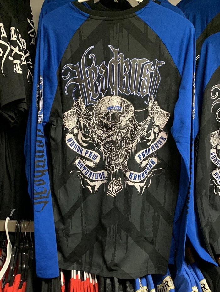 THE DEVIL CRIED LONG SLEEVE TEE BLACK - HEADRUSH detaillant autorisé LTABSHOP.CA