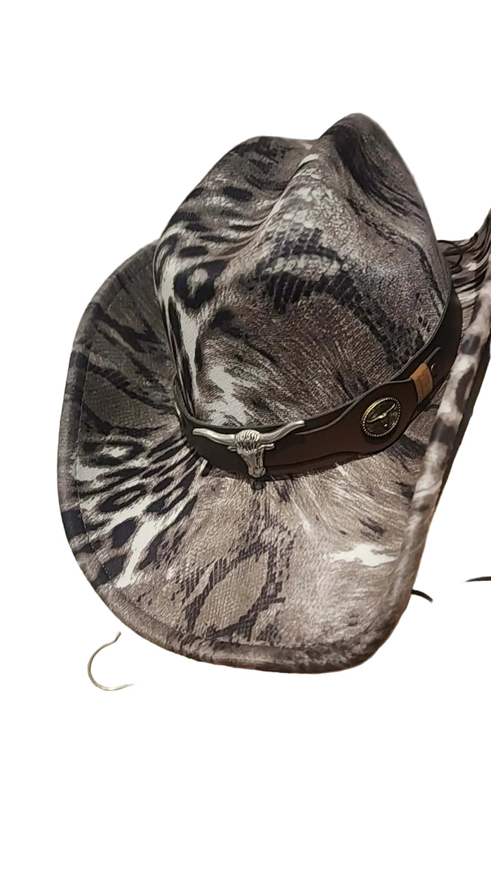 Chapeau cow-boy marbré