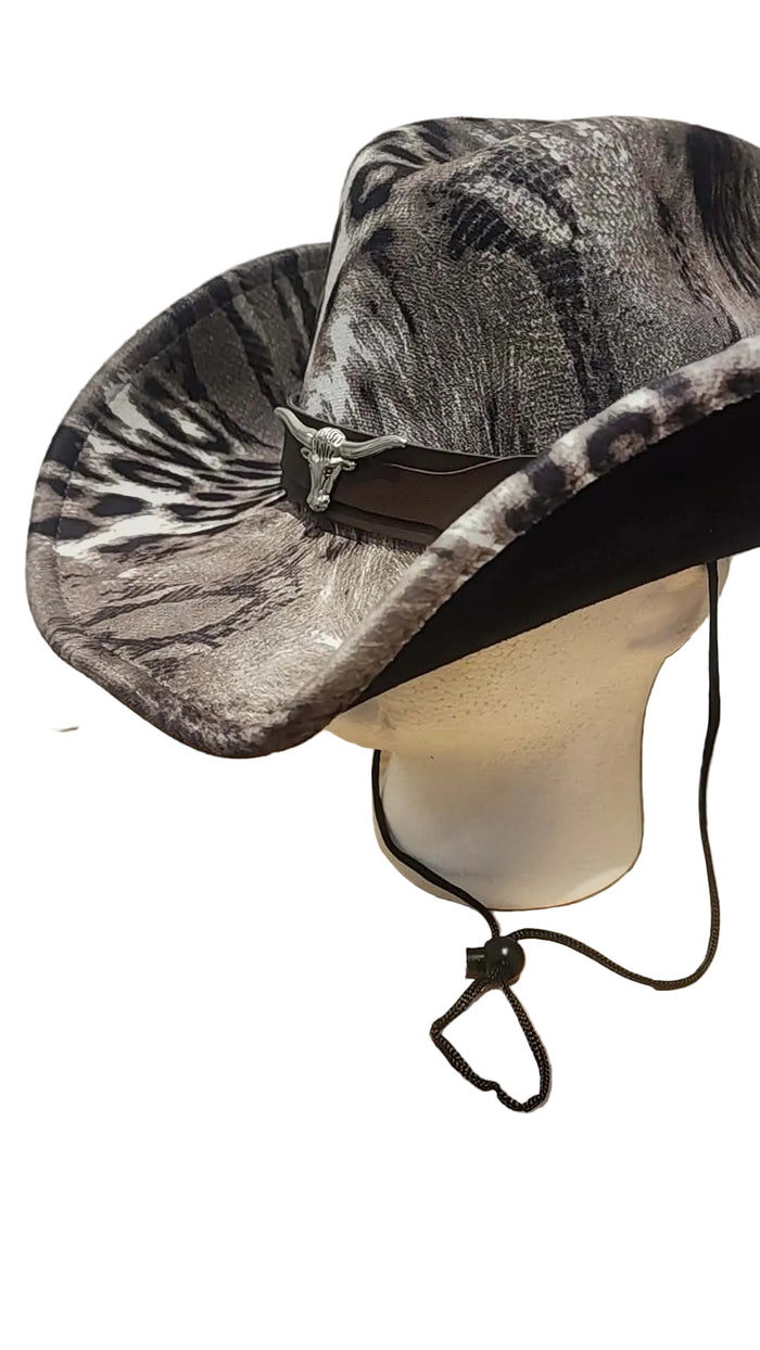 Chapeau cow-boy marbré
