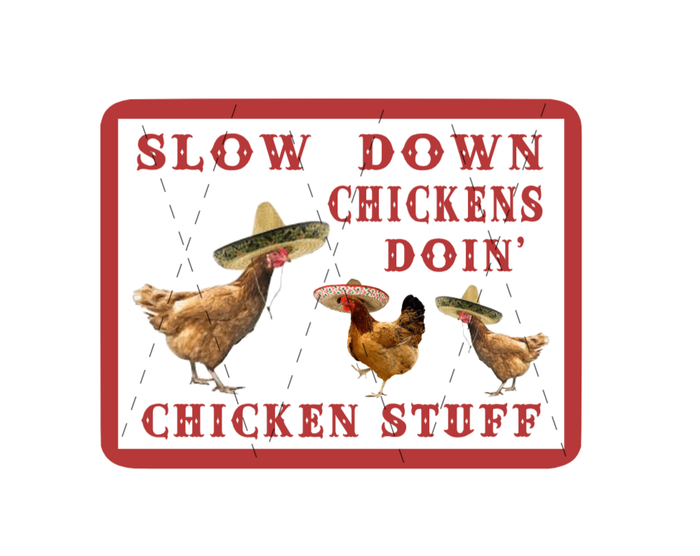 Slow Down Chickens Doing Chicken Stuff 2