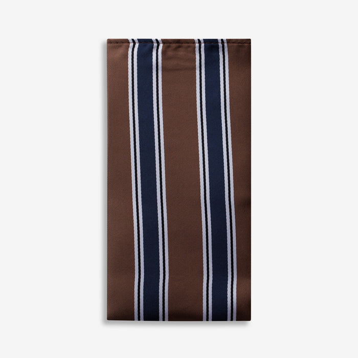 Chocolate Twist Pocket Square