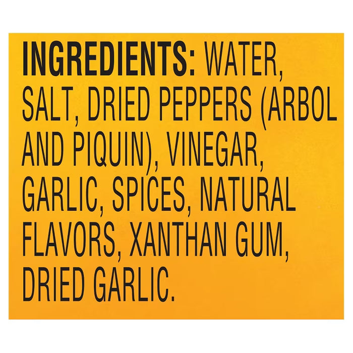 Cholula Chili Garlic Hot Sauce with Arbol and Piquin Peppers - 5 oz - 12 Pack