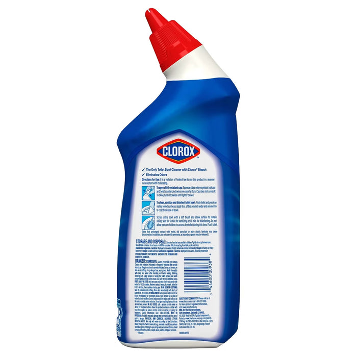 Clorox Bleach Toilet Bowl Cleaner Gel - 24 oz - 12 Pack