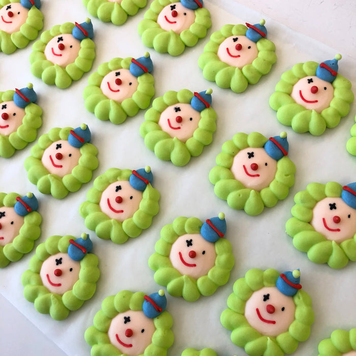 Clown Royal Icing Decorations (Bulk)