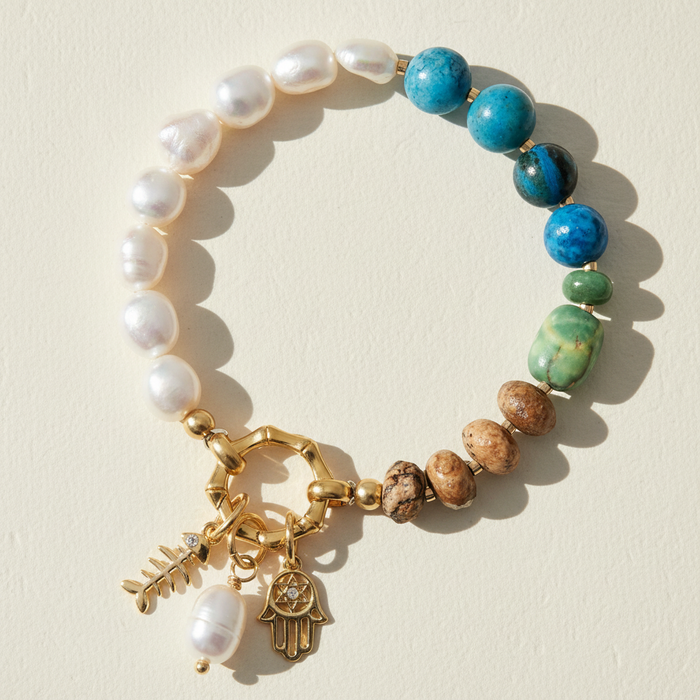 Coastal Harmony Charm Bracelet