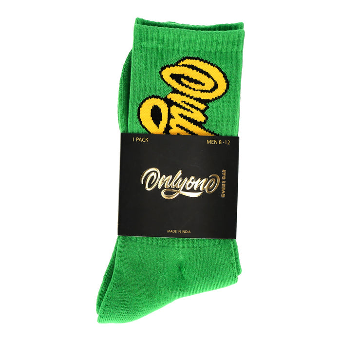 Crew Fashion Green Socks