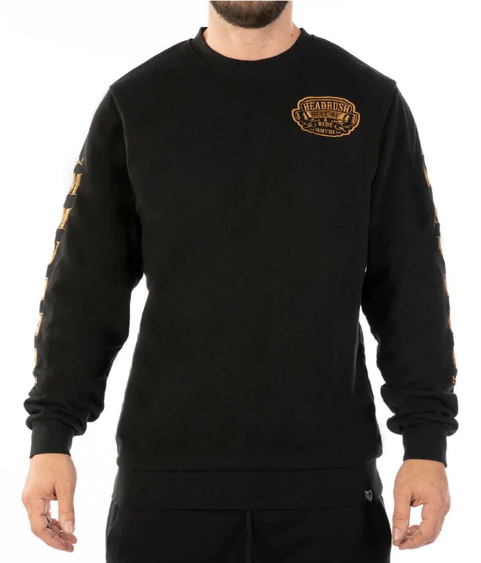 Crewneck Headrush ‘Biker Wings’ Homme