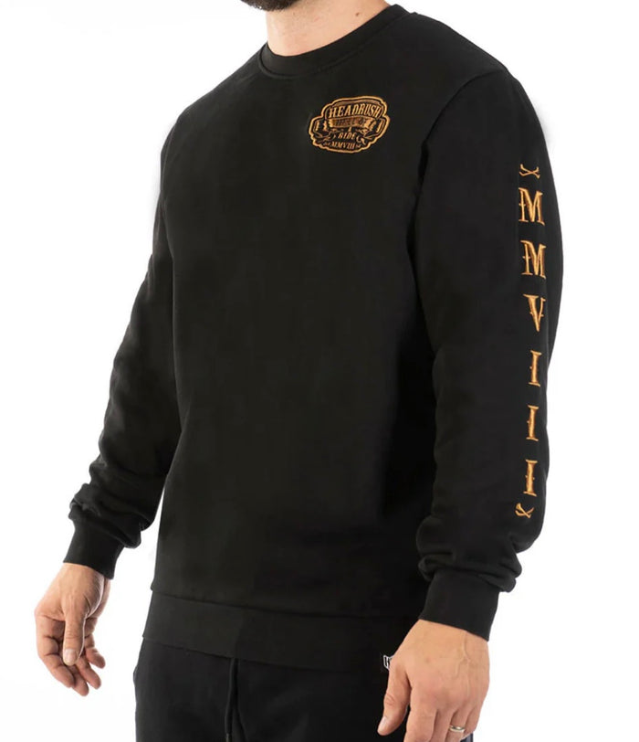 Crewneck Headrush ‘Biker Wings’ Homme