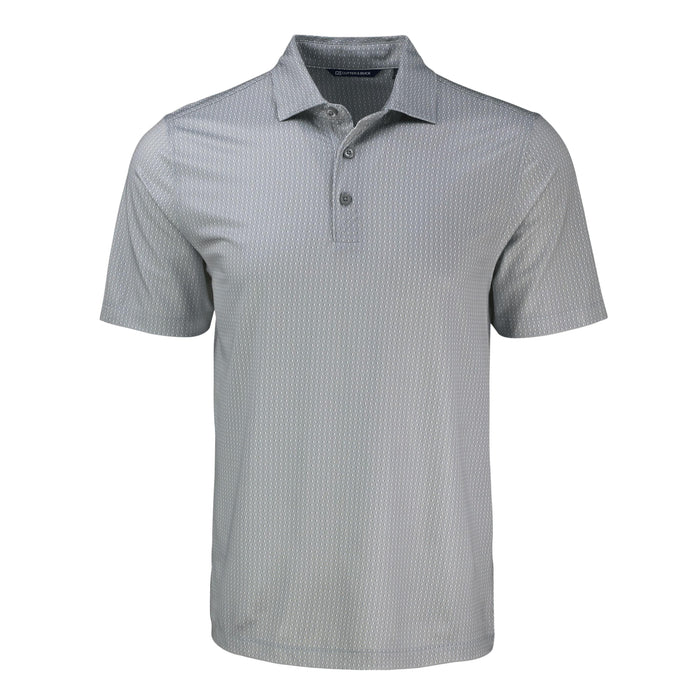 Cutter & Buck Pike Eco Shadow Check Print Recycled Tall Polo