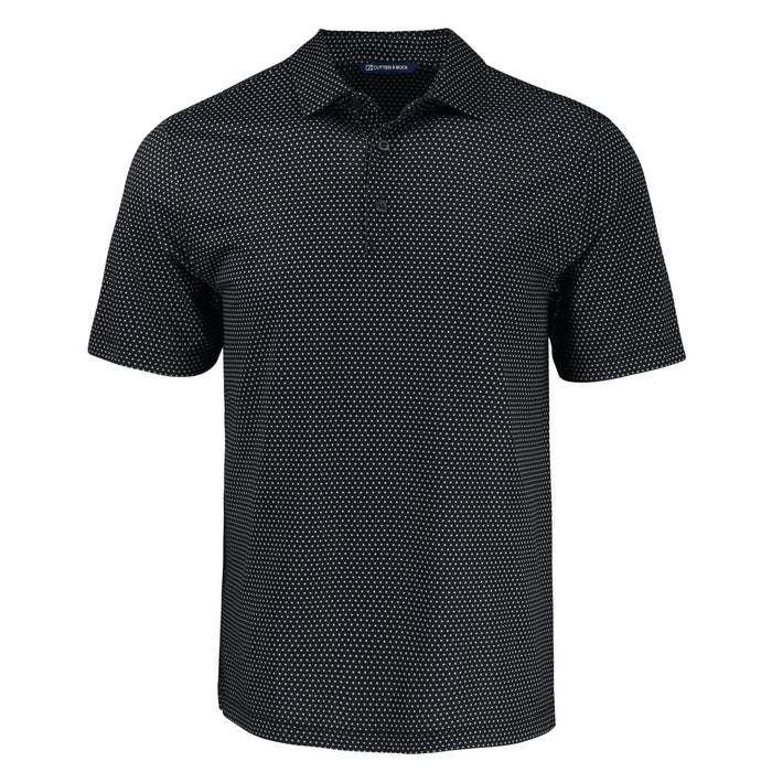 Cutter & Buck Pike Eco Shadow Check Print Recycled Tall Polo