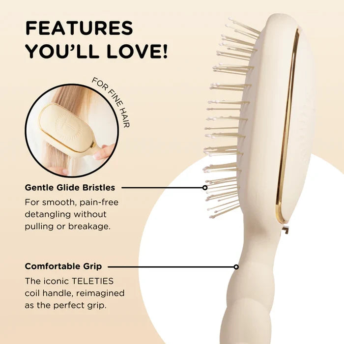 Datangler Hair Brush for Fine Hair (Tan)