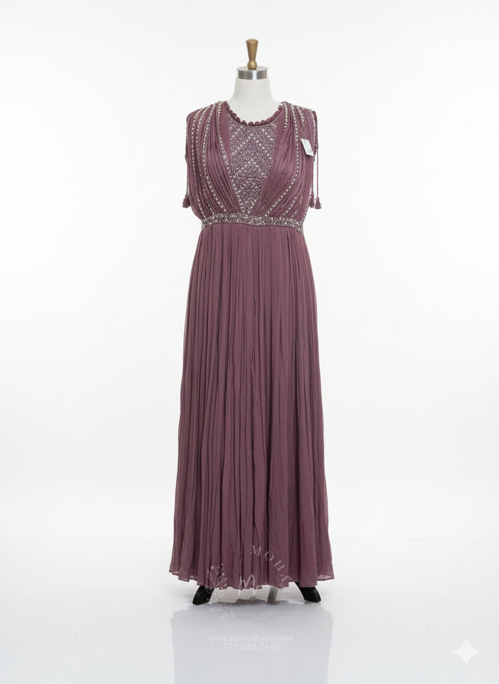 Deep Wine/Plum Shade Gown