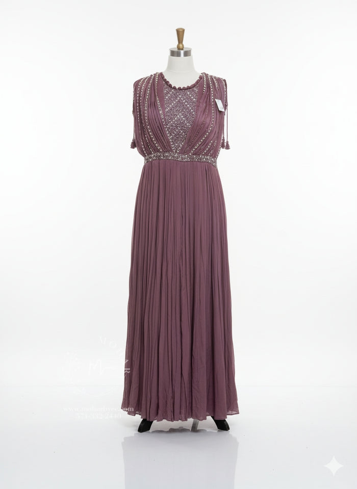 Deep Wine/Plum Shade Gown
