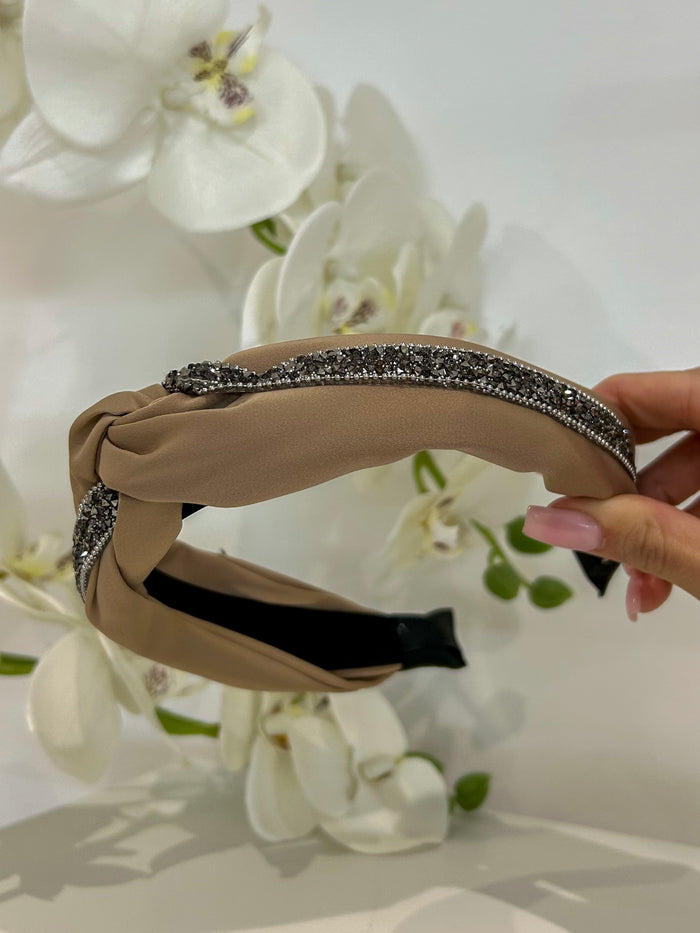Diamante Knot Headband (4 Colours)