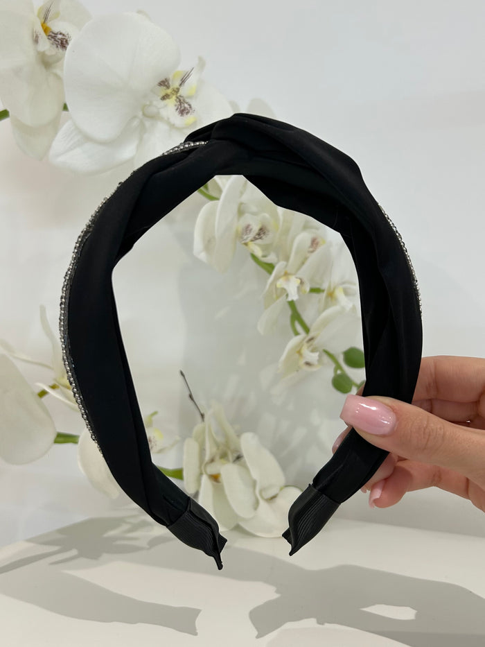 Diamante Knot Headband (4 Colours)