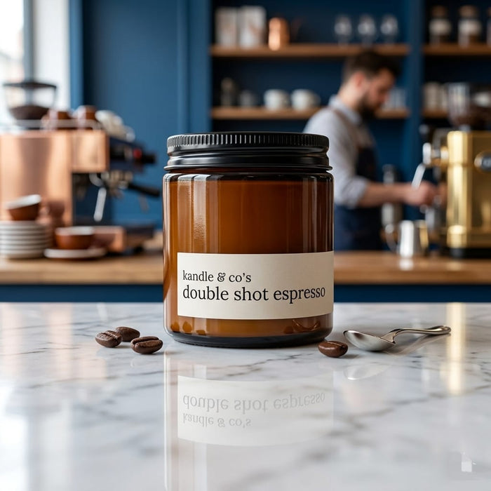 Double Shot Espresso Candle - Tayyib Store - Kandle & Co's - Lahore