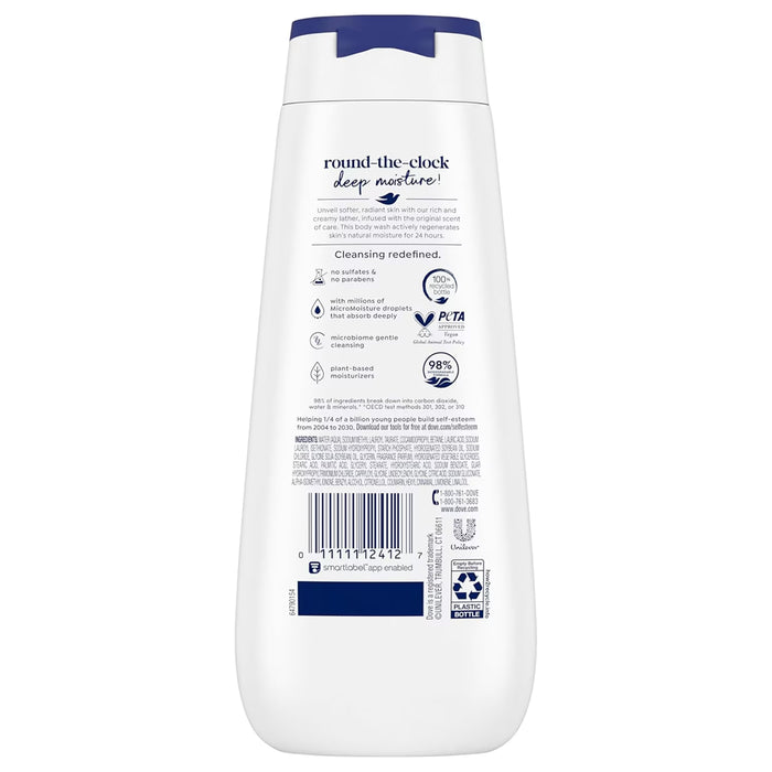 Dove Body Wash – Deep Moisture – 11 fl oz – 3 Pack - OPEN BOX