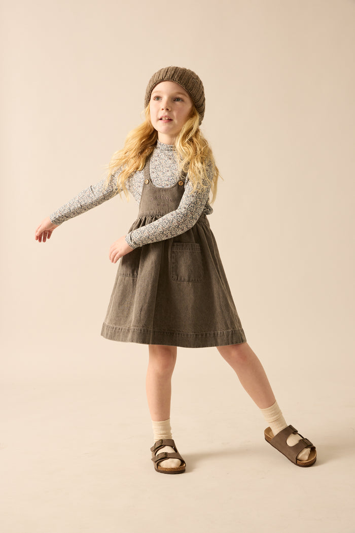 dress denim day jumper - gray wash
