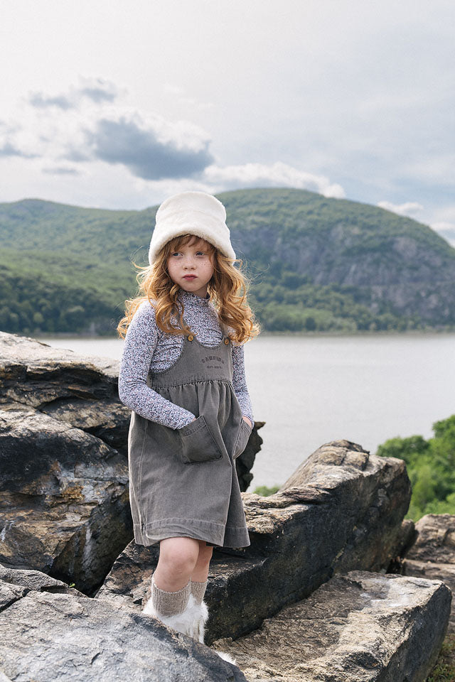 dress denim day jumper - gray wash