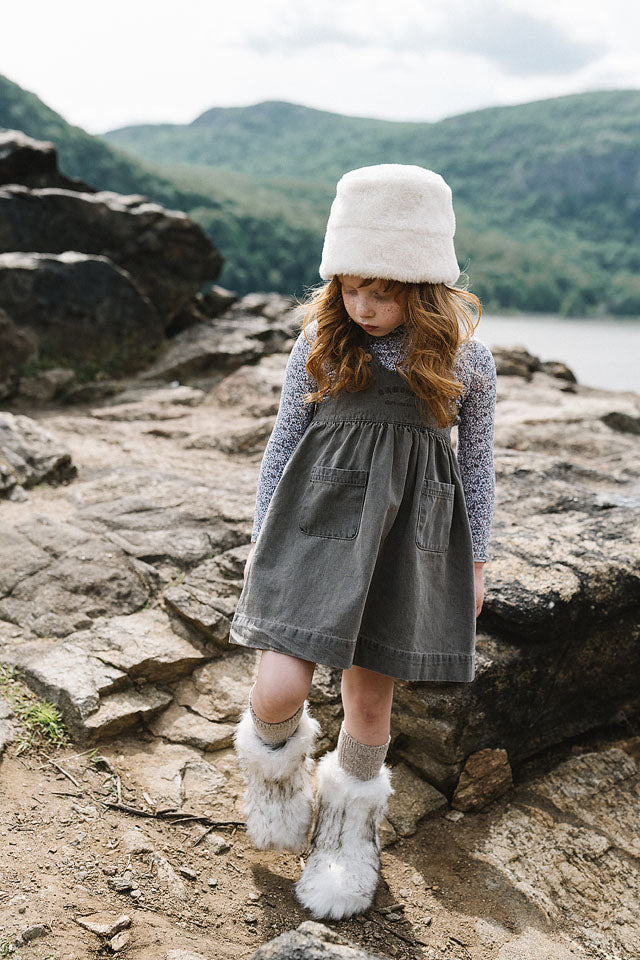 dress denim day jumper - gray wash