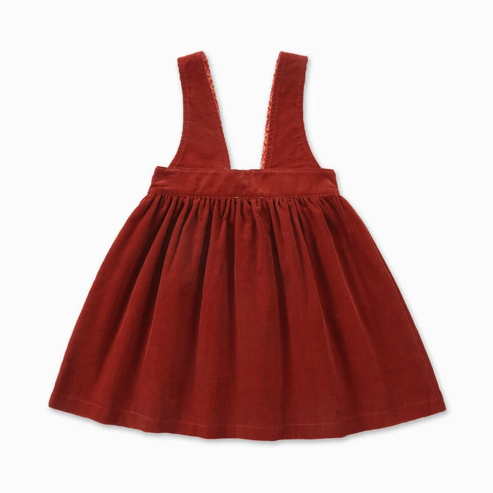 dress soft corduroy pocket jumper - red