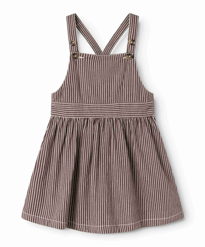 dress soft denim striped jumper - dark brownie