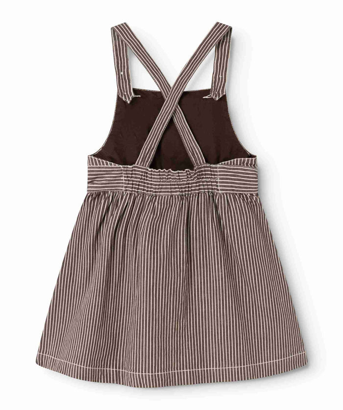 dress soft denim striped jumper - dark brownie