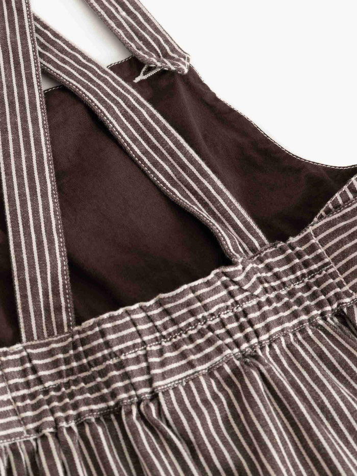 dress soft denim striped jumper - dark brownie