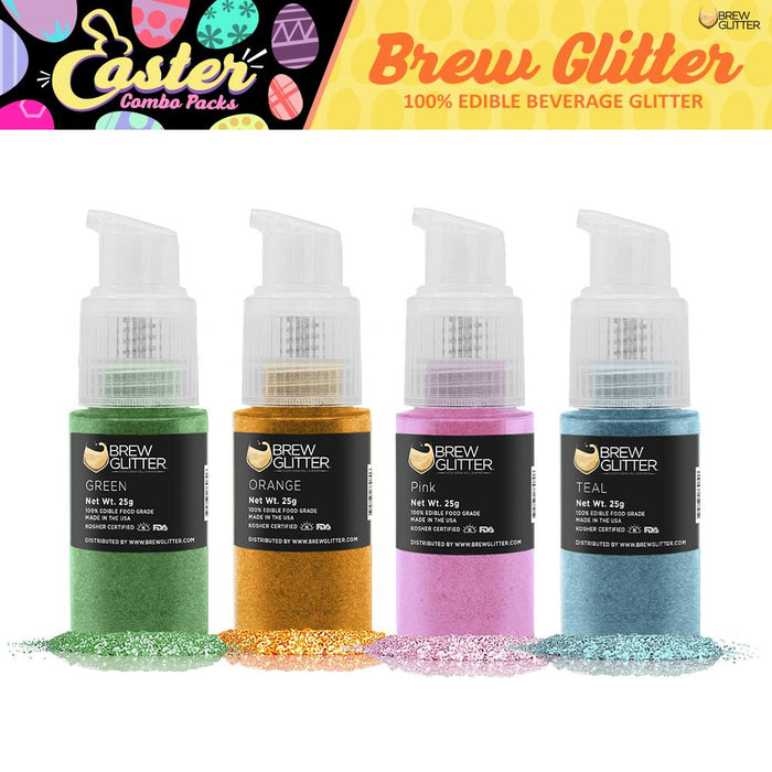 Easter Brunch Brew Glitter Spray Pump Combo Pack Collection B (4 PC SET)-Brew Glitter®