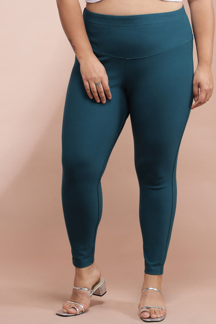 Emerald Tummy Tucker Jeggings