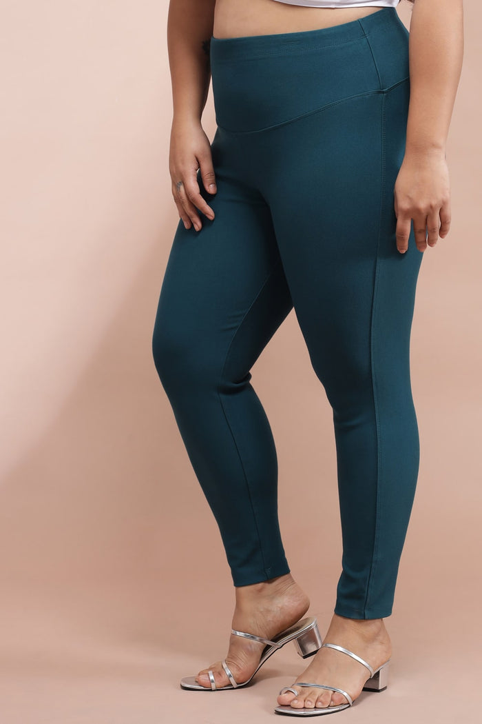 Emerald Tummy Tucker Jeggings