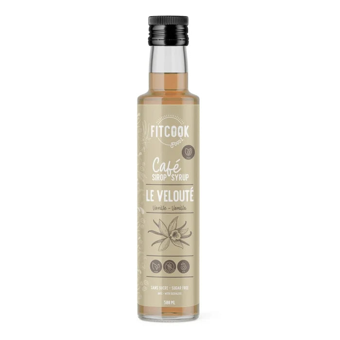 Fitcook Sirop à Café ‘Le Velouté’ Vanille