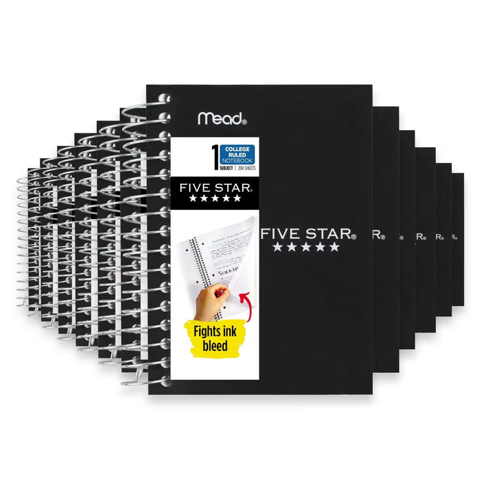 Five Star Fat Lil’ Spiral Memo Book 5.5 in 200 Sheets - 24 Pack