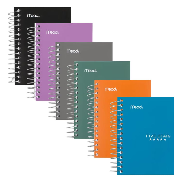 Five Star Fat Lil’ Spiral Memo Book 5.5 in 200 Sheets - 24 Pack