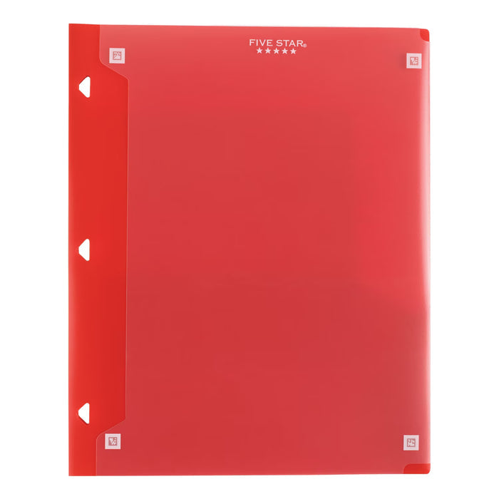 Five Star Two-Pocket Clear View Portfolio Folder - 24 Pack