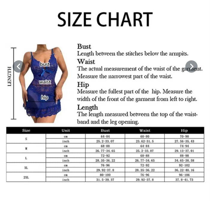 Floral Lace Nightdress Transparent Pajamas  Babydoll Lingerie Underwear
