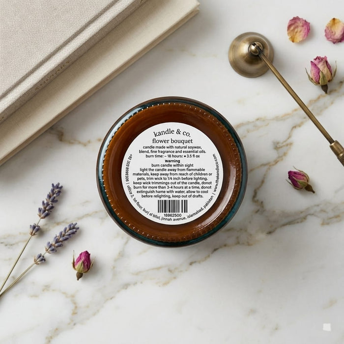 Flower Bouquet Candle - Tayyib Store - Kandle & Co's - Lahore