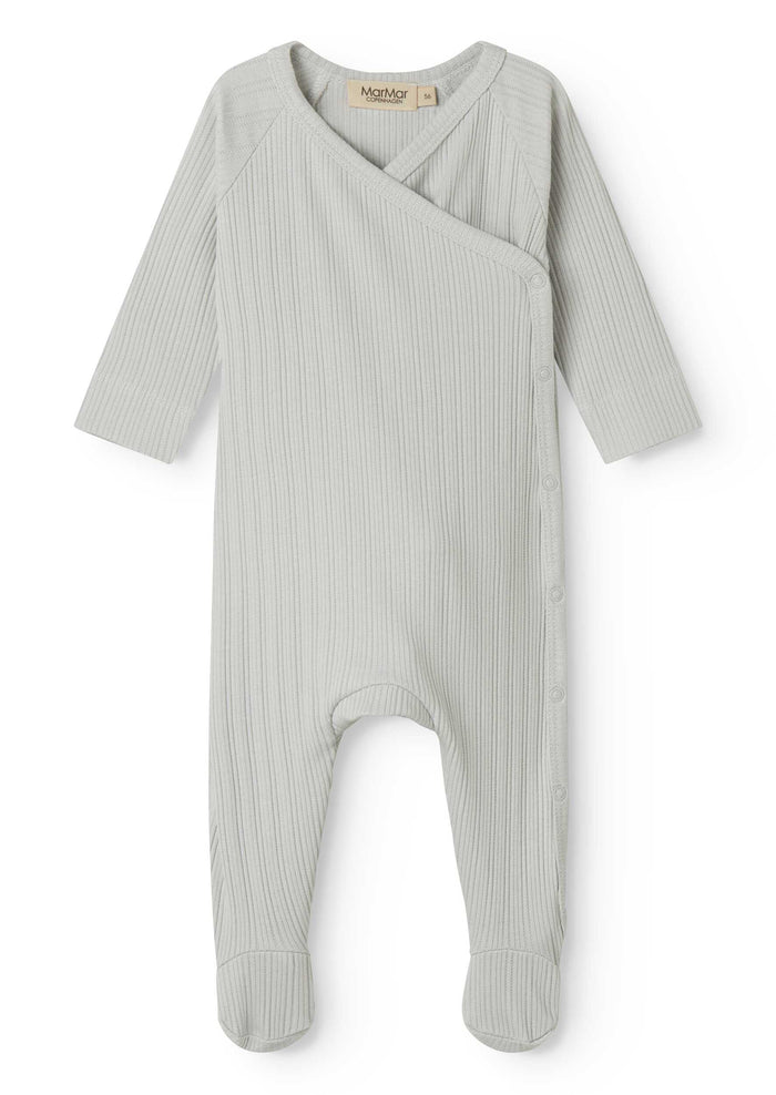 footie ribbed wrap with beanie - morning dew