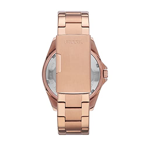 Fossil Women's 38mm Riley Multi-functional Rose Goldtone Dial Watch