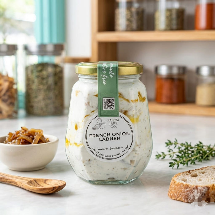 French Onion Labneh - Tayyib Store - Farm Jars Co. - Lahore