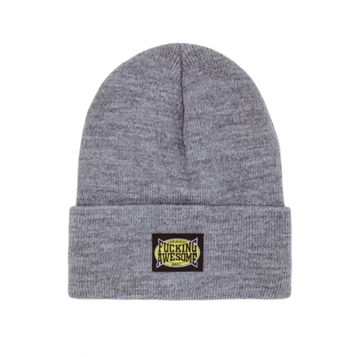 Fucking Awesome - KO Cuff Beanie (Heather Grey)