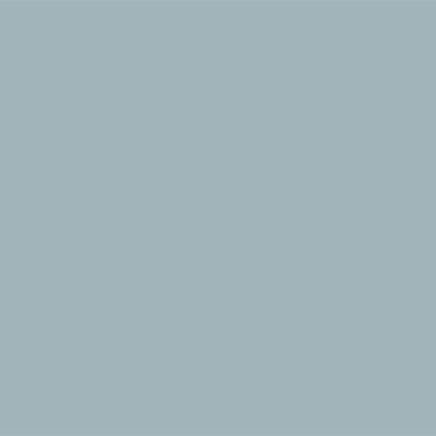 Square swatch of Retique It furniture and cabinet paint in Misty River, showing the soft, muted blue-gray color.
