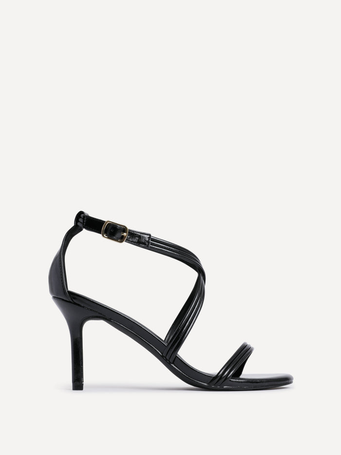Future Black Heeled Sandals