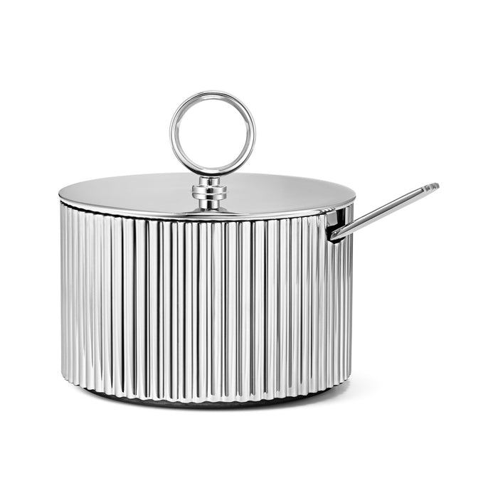 Georg Jensen Bernadotte Sugar Bowl & Spoon Eleish Van Breems Home